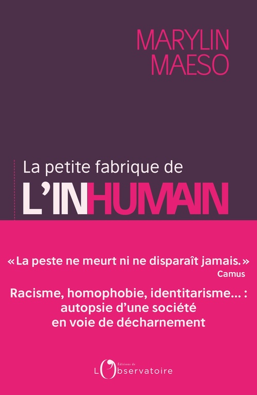 Couverture ebook de La petite fabrique de l'inhumain, de Marylin Maeso