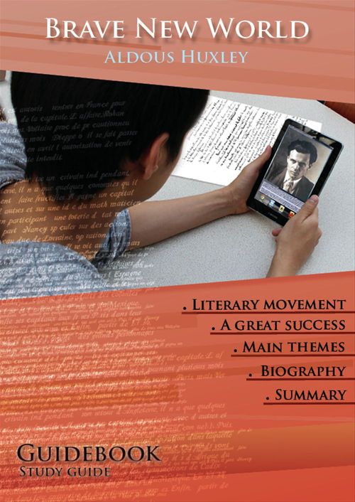 ebook cover of Study guide Brave New World, by Aldous Huxley