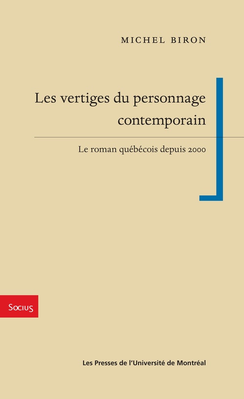ebook cover of Les vertiges du personnage contemporain, by Michel Biron