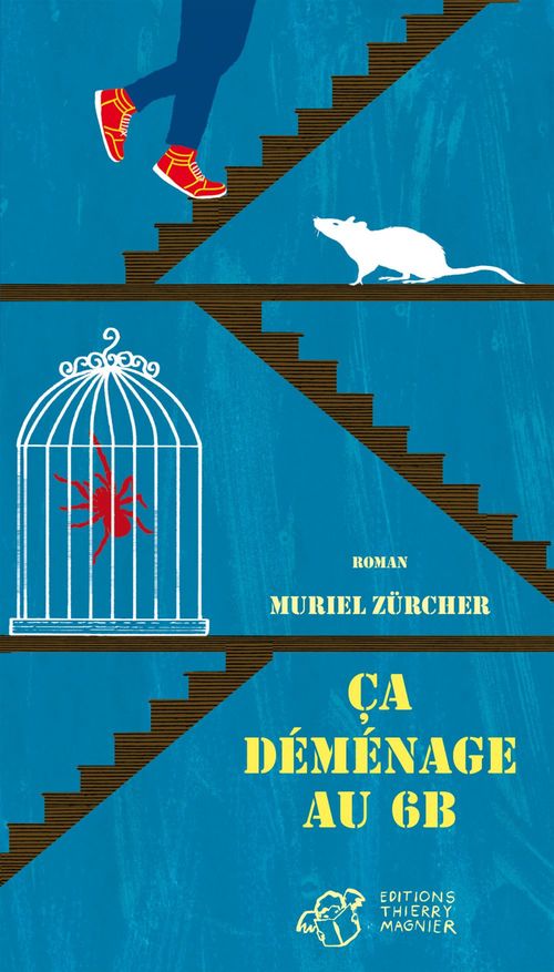 ebook cover of Ça déménage au 6B, by Muriel Zürcher