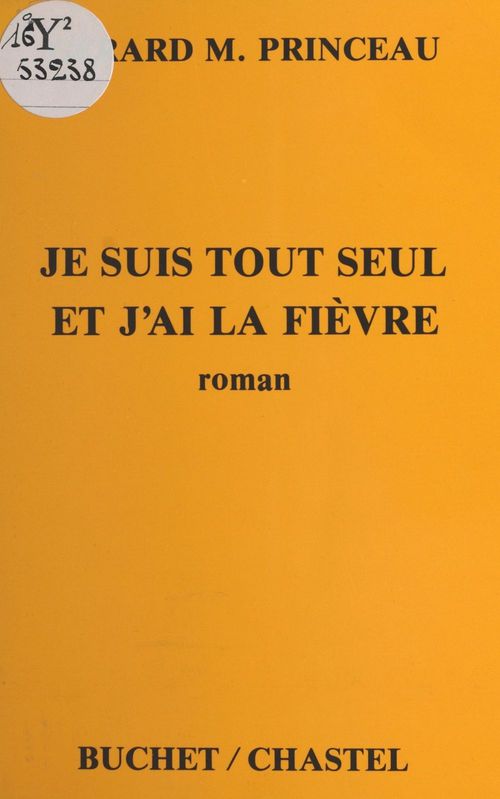 Couverture ebook de Je suis tout seul et j'ai la fièvre, de Princeau G M.