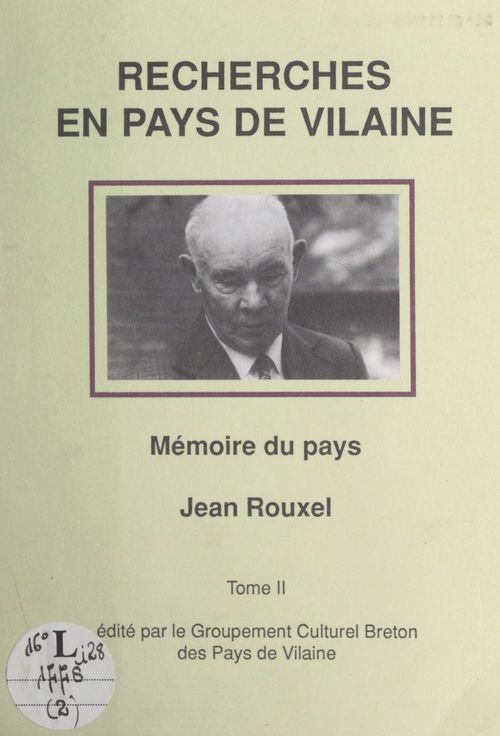 Couverture ebook de Recherches en Pays de Vilaine (2), de Groupement Culturel Breton Des Pays De V, Jean Rouxel