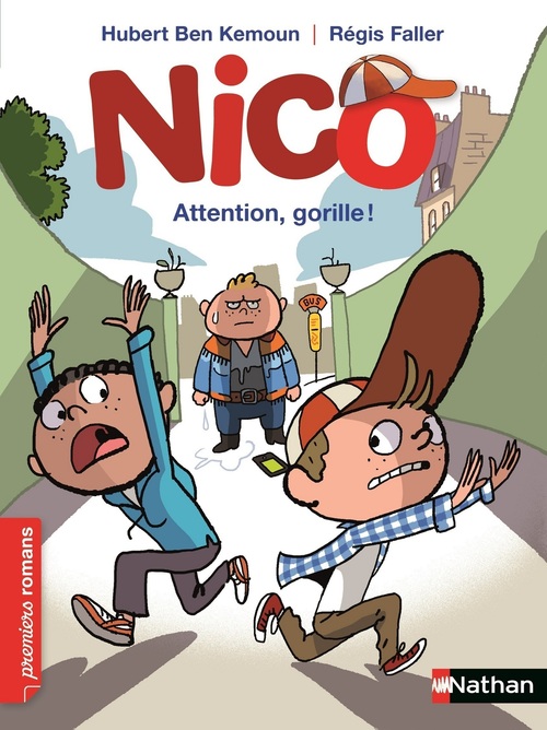 Couverture ebook de Nico - Attention, gorille !, de Hubert Ben Kemoun, Régis Faller