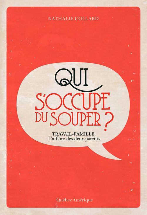 Couverture ebook de Qui s'occupe du souper ?, de Collard Nathalie