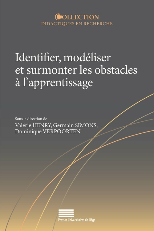 Couverture ebook de Identifier, modéliser et surmonter les obstacles à l´apprentissage, de
