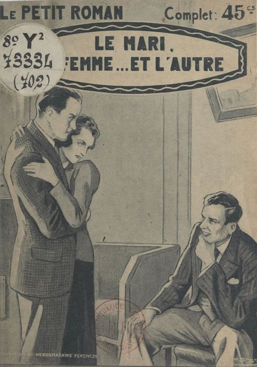 Couverture ebook de Le mari, la femme... et l'autre, de Laurette Jacques