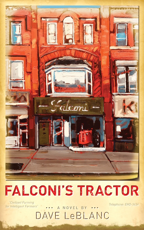 Couverture ebook de Falconi's Tractor, de Dave Leblanc