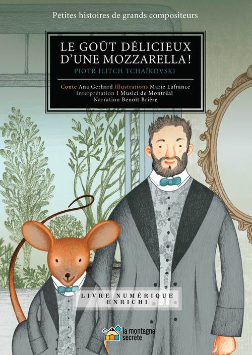 Couverture ebook de Le goût délicieux de la mozzarella ! (Contenu enrichi), de Ana Gerhard