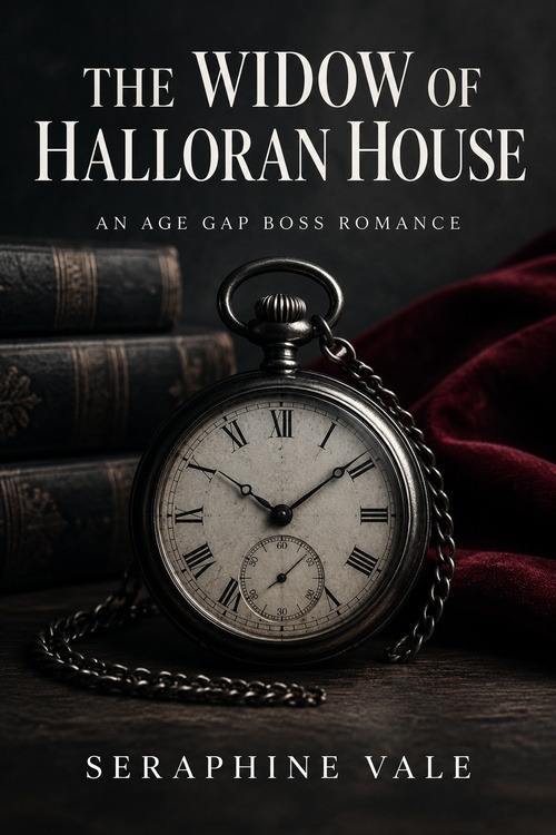 Couverture ebook de The Widow of Halloran House, de Seraphine Vale