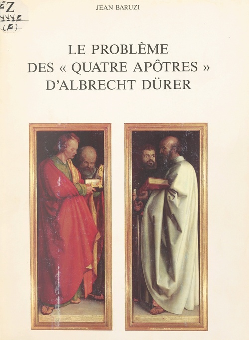 ebook cover of Le problème des « Quatre Apôtres » d'Albrecht Dürer, by Jean Baruzi
