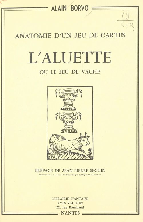 Couverture ebook de Anatomie d'un jeu de cartes, de Alain Borvo
