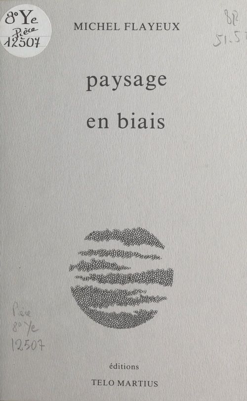 ebook cover of Paysage en biais, by Michel Flayeux
