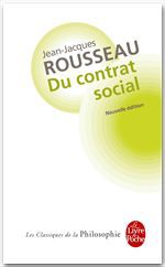 ebook cover of Du contrat social, by Jean-Jacques Rousseau