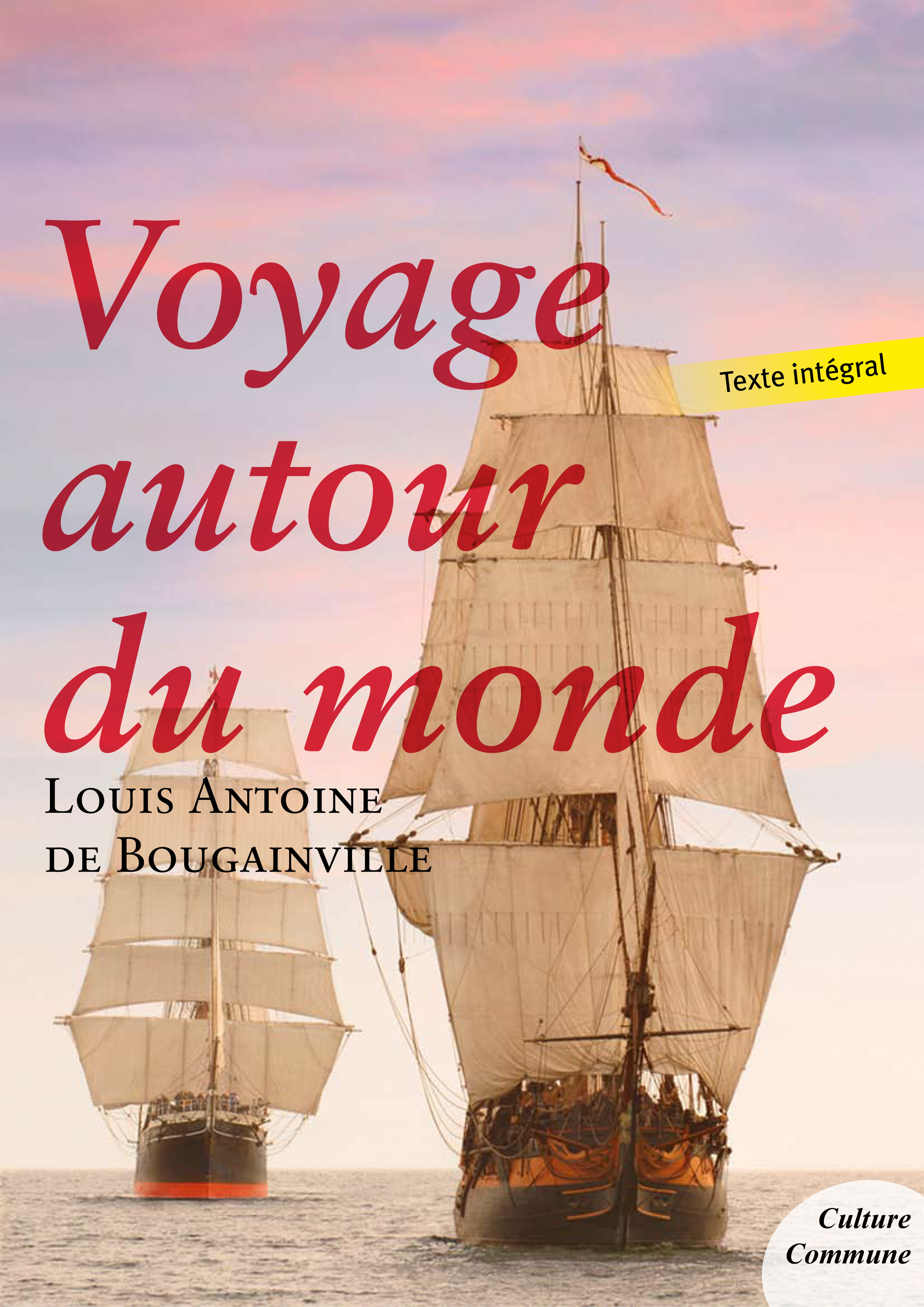 ebook cover of Voyage autour du monde, by Louis-Antoine de Bougainville
