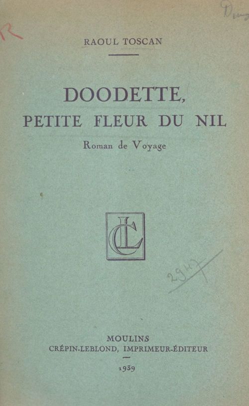 Couverture ebook de Doodette, petite fleur du Nil, de Raoul Toscan