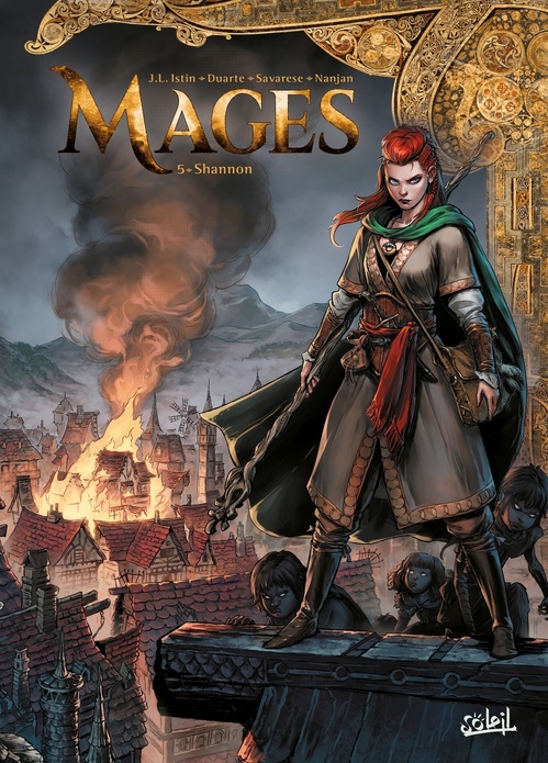 Couverture ebook de Mages T05 - Shannon, de Jean-Luc Istin