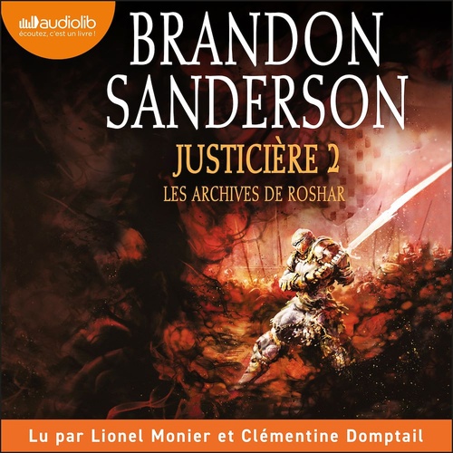 audiobook cover of Justicière, volume 2 - Les archives de Roshar, tome 3, by Brandon Sanderson