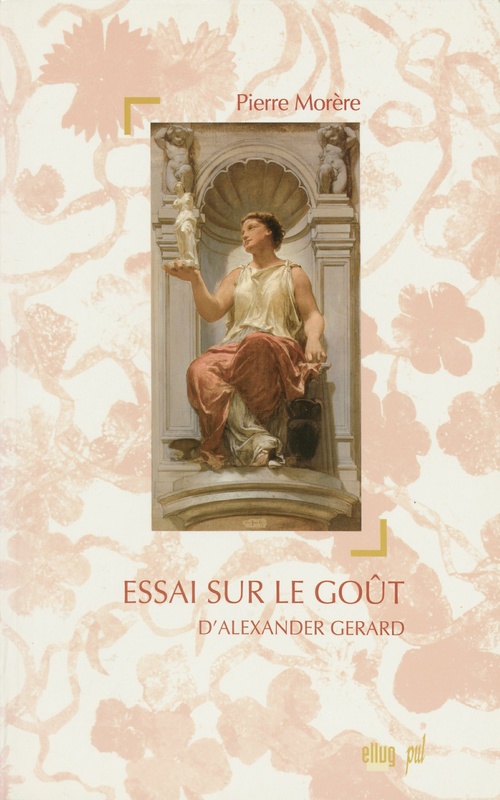 Couverture ebook de Essai sur le goût, de Alexander Gerard