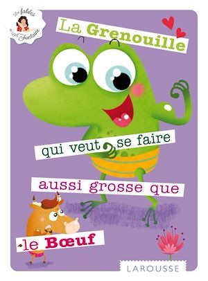 ebook cover of La Grenouille qui se veut faire aussi grosse que le Boeuf, by Jean de La Fontaine