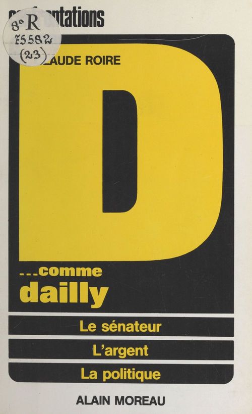 Couverture ebook de Dossier D... comme Dailly, de Claude Roire