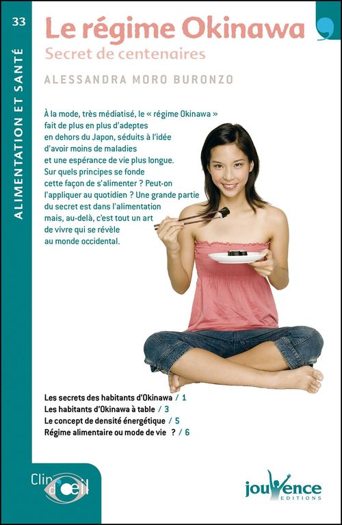 Couverture ebook de Le régime Okinawa, de Alessandra Moro Buronzo