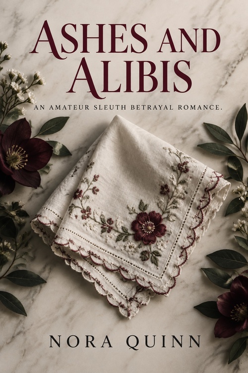 Couverture ebook de Ashes and Alibis, de Nora Quinn