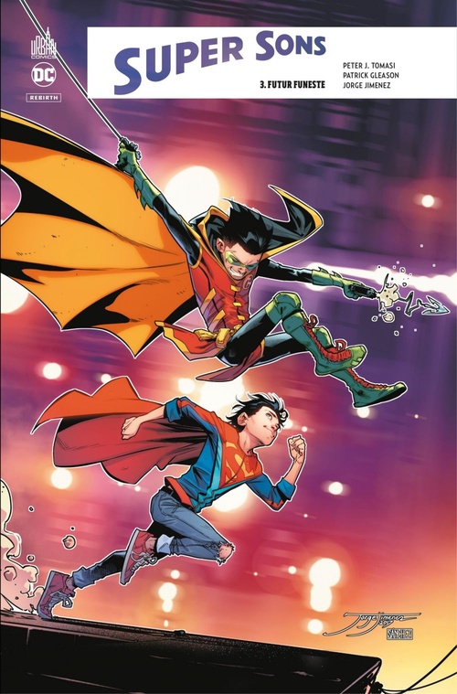 ebook cover of Super Sons - Tome 3 - Futur funeste, by Collectif, Peter J. Tomasi, Patrick Gleason, Jorge Jiménez