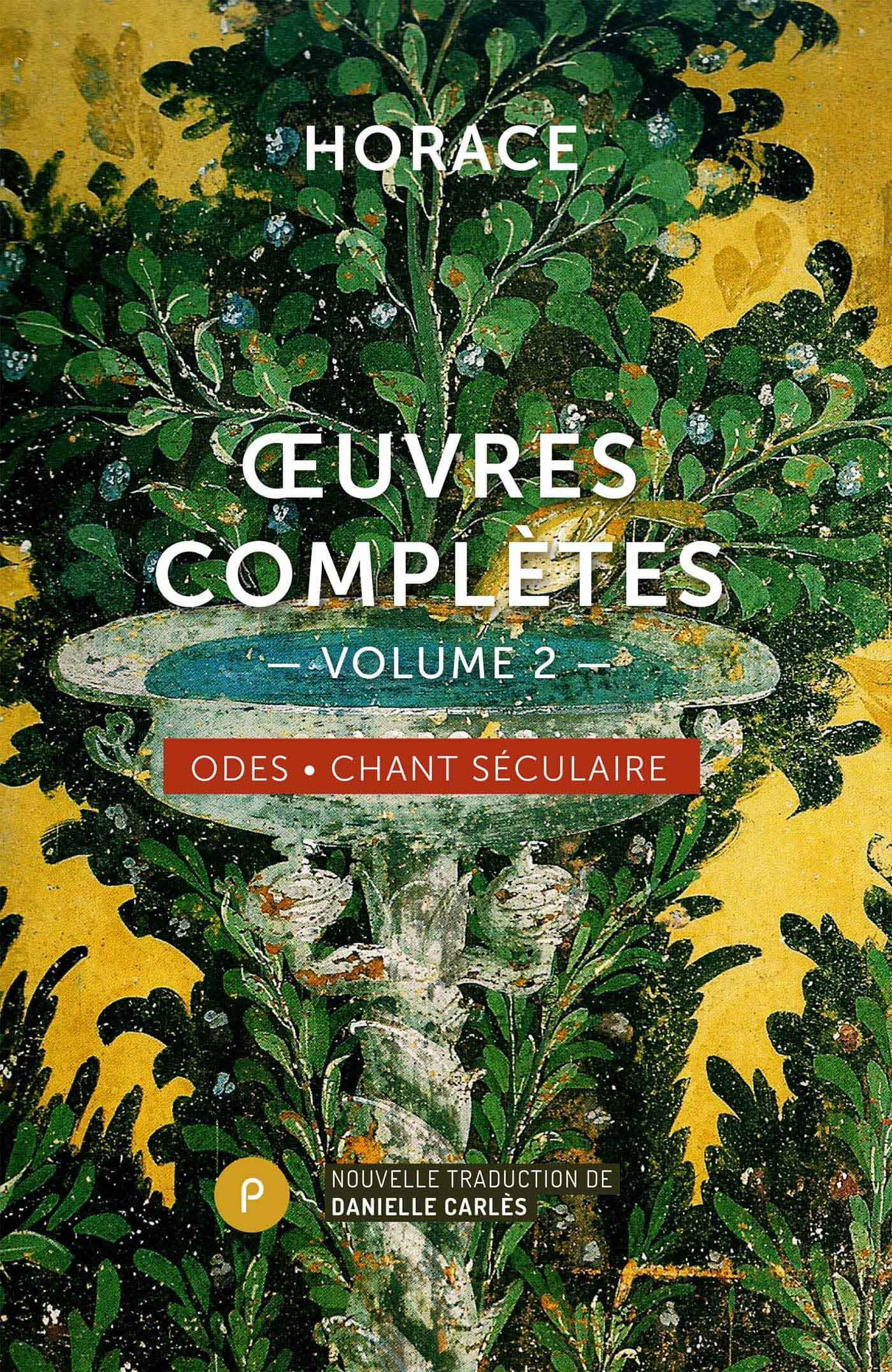 Couverture ebook de OEuvres complètes - Odes o Chant séculaire, de Horace