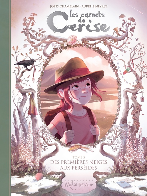 Couverture ebook de Les Carnets de Cerise T05 - Des premières neiges aux perséides, de Joris Chamblain