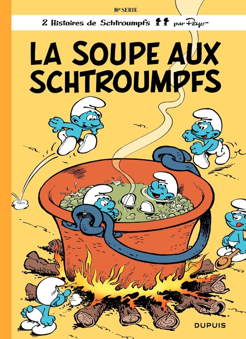Couverture ebook de Les Schtroumpfs - Tome 10 - La Soupe aux Schtroumpfs, de Peyo