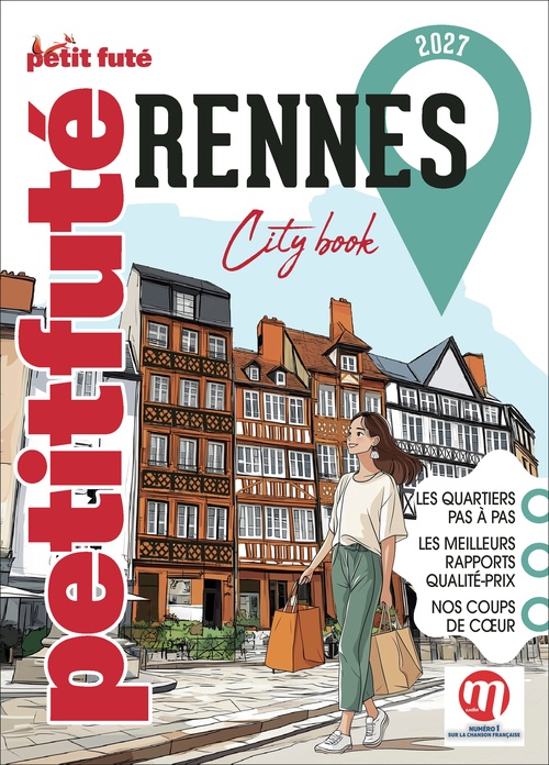 Couverture ebook de Guide Rennes 2027 Petit Futé: Escapade sur la côte d´Emeraude, de Dominique Auzias, Jean-Paul Labourdette