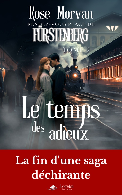 ebook cover of Le temps des adieux, by Rose Morvan