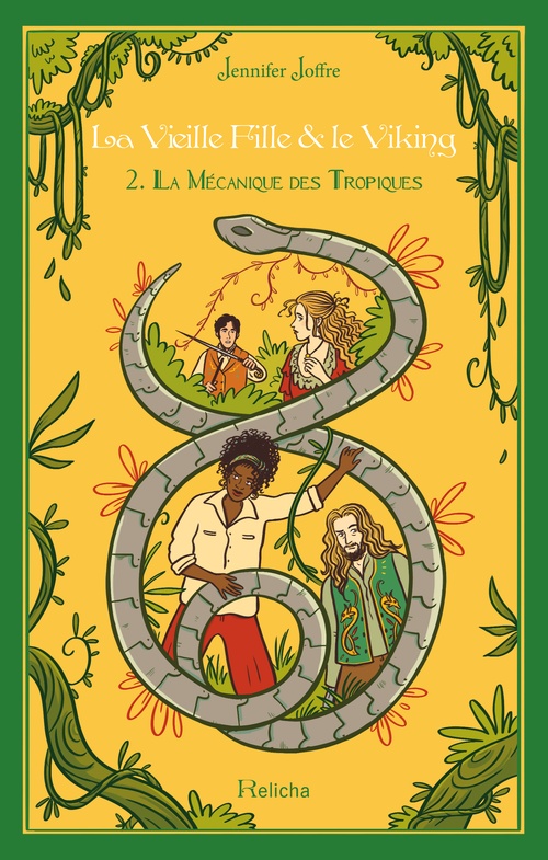 ebook cover of La Vieille Fille & Le Viking, by Jennifer Joffre, Elléa Bird