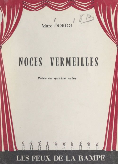ebook cover of Noces vermeilles, by Marc Doriol