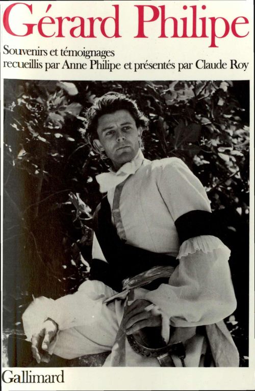 Couverture ebook de Gérard Philipe, de Anne Philipe, Claude Roy