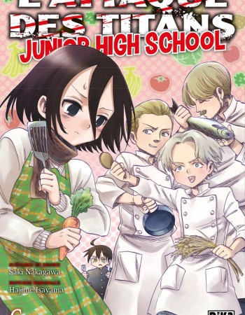 ebook cover of L'Attaque des Titans - Junior High School T06, by Hajime Isayama, Saki Nakagawa