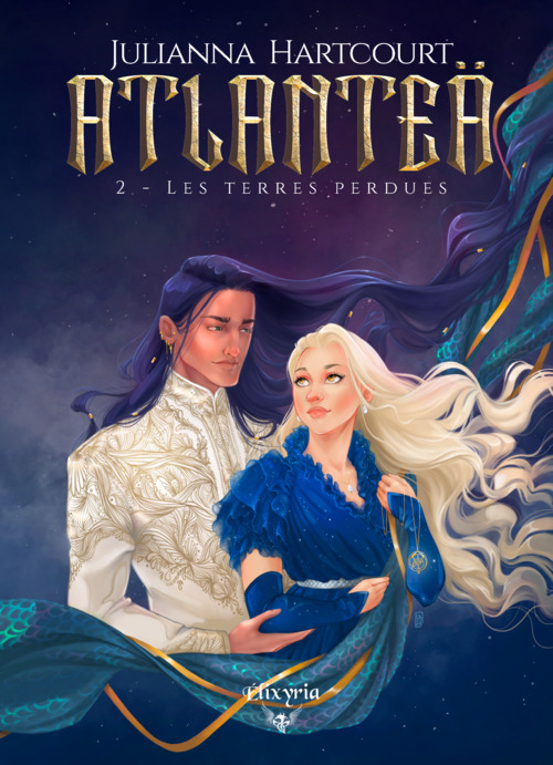 Couverture ebook de Atlanteä - 2 - Les terres perdues, de Julianna Hartcourt