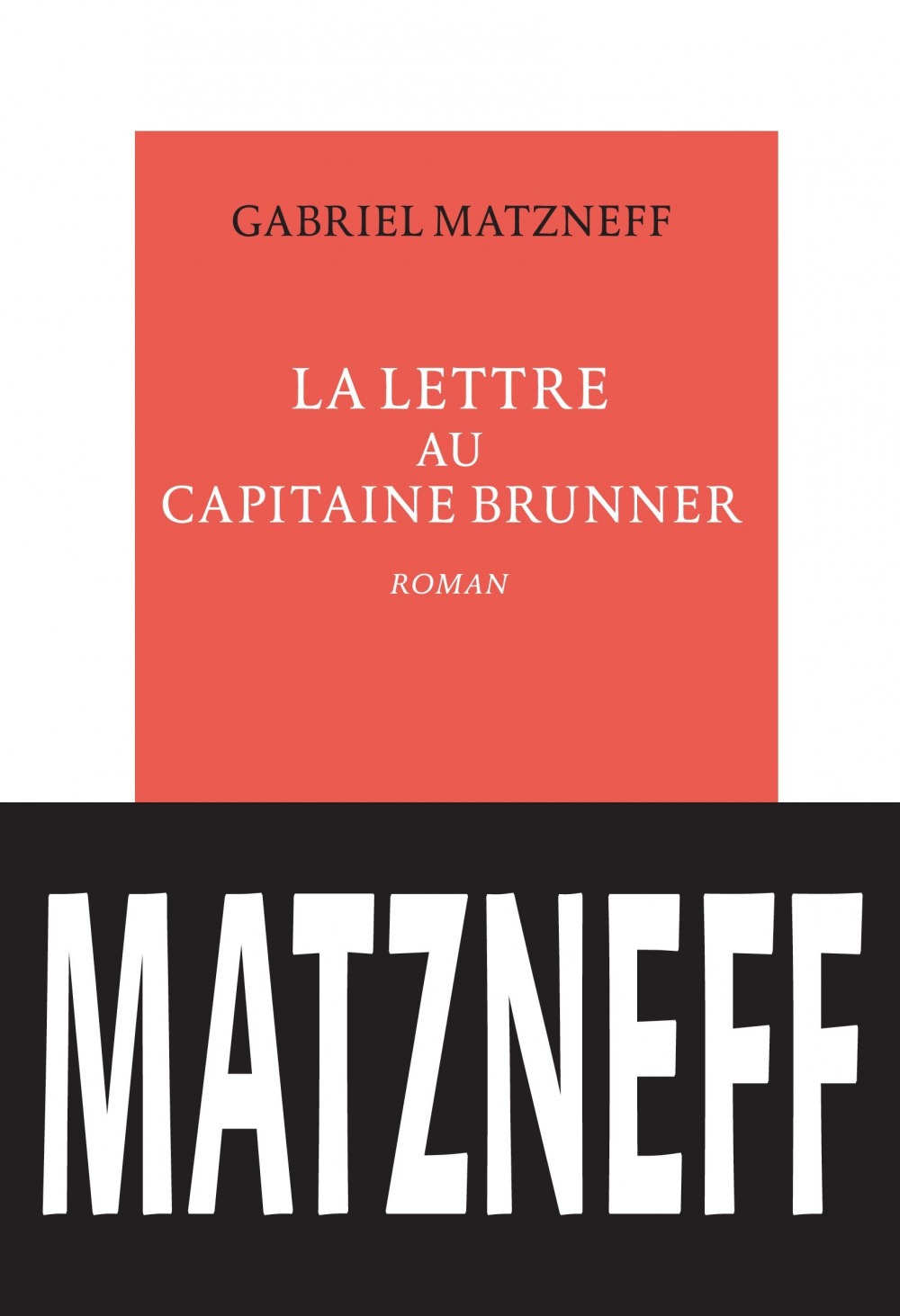 ebook cover of La lettre au capitaine Brunner, by Gabriel Matzneff