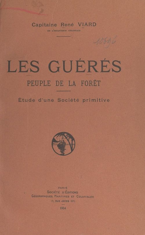 Couverture ebook de Les Guérés, peuple de la forêt, de Rene Viard