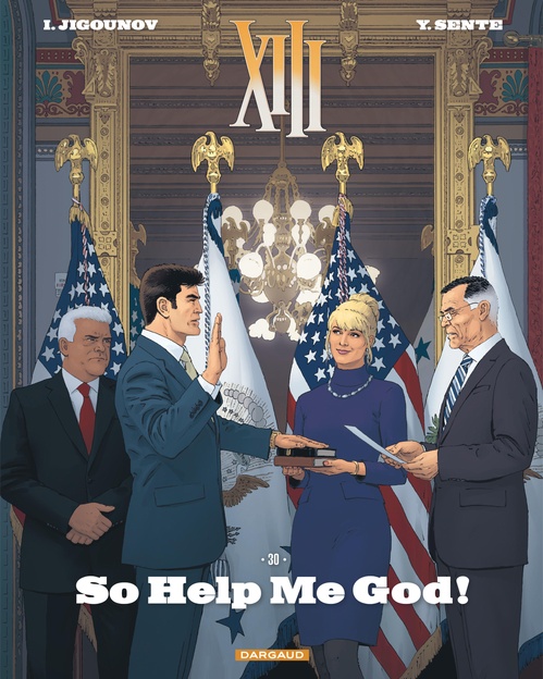Couverture ebook de XIII  - Tome 30 - So Help Me God!, de Yves Sente