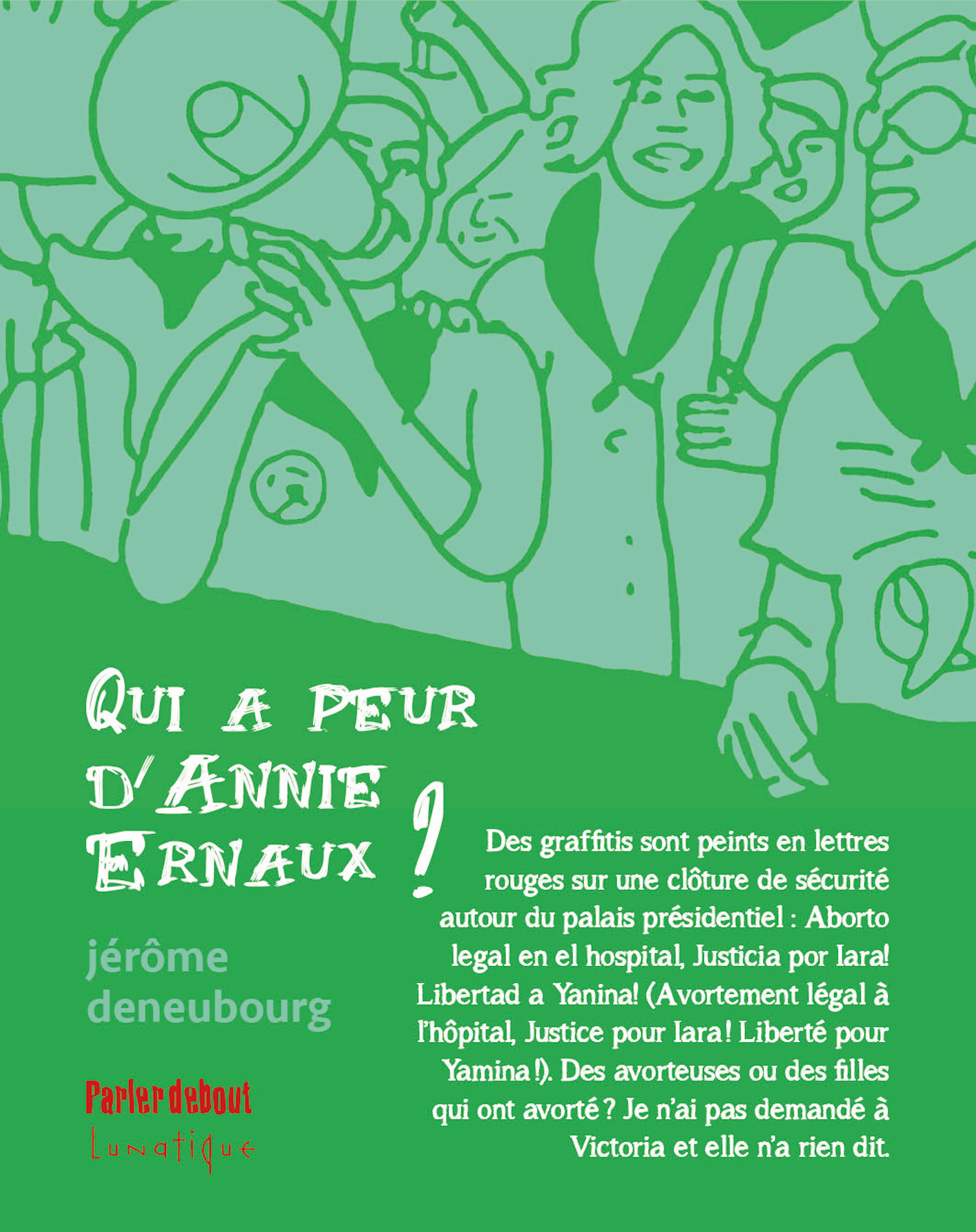 ebook cover of Qui a peur d´Annie Ernaux ?, by Jérôme Deneubourg