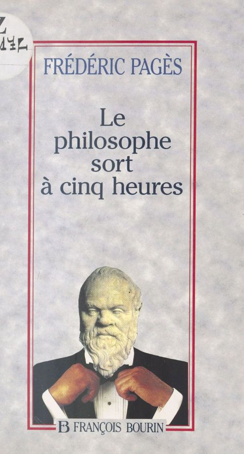 Couverture ebook de Le philosophe sort à cinq heures, de Frédéric Pagès