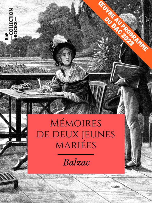 Couverture ebook de Mémoires de deux jeunes mariées, de Honoré de Balzac