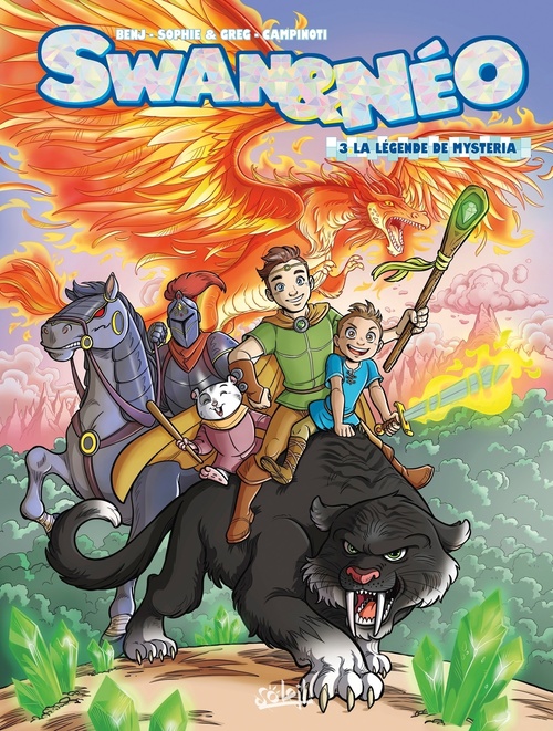 ebook cover of Swan et Néo T03 - La Légende de Mysteria, by Sophie et Greg
