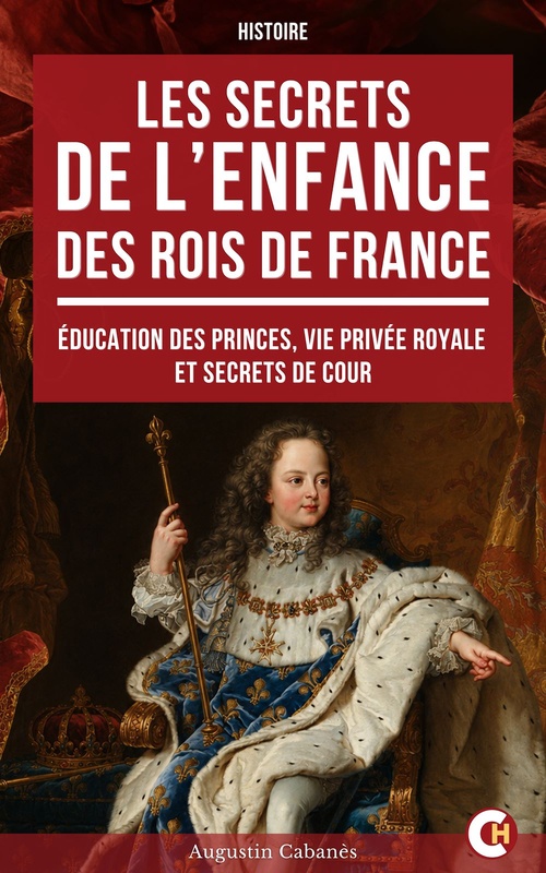 Couverture ebook de Les Secrets de l'enfance des rois de France, de Augustin Cabanes