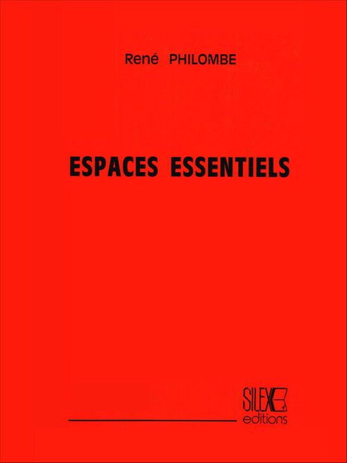 Couverture ebook de Espaces essentiels, de Rene Philombe