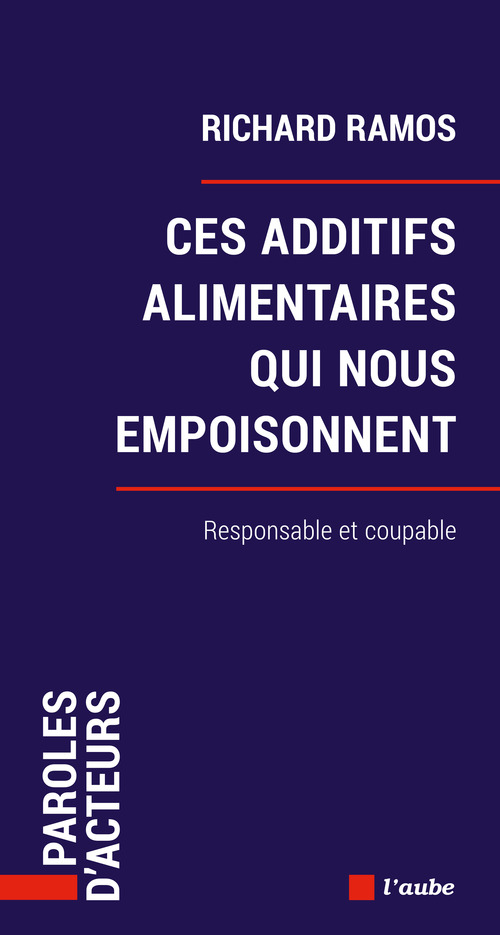 Couverture ebook de Ces additifs alimentaires qui nous empoisonnent, de Richard RAMOS