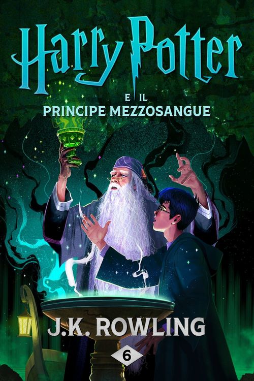 Couverture ebook de Harry Potter e il Principe Mezzosangue, de J.K. Rowling