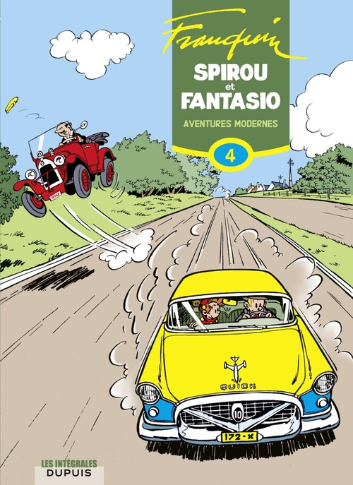 ebook cover of Spirou et Fantasio - L'intégrale - Tome 4 - Aventures modernes, by André Franquin