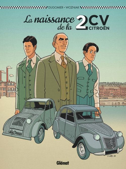 Couverture ebook de La Naissance de la 2CV, de Olivier Wozniak